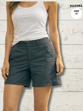 Diadora Athletic Shorts – Size M – Black – Lightweight Activewear